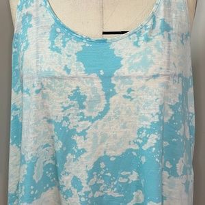 Basic Tank from H&M Revamped with Bleach Tie Dye